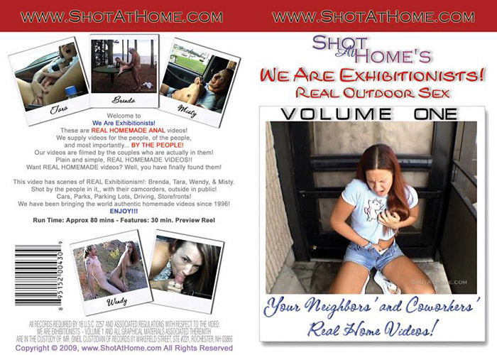 We are Exhibitionists! Real Outdoor Sex 1 - Shot At Home  Amateur